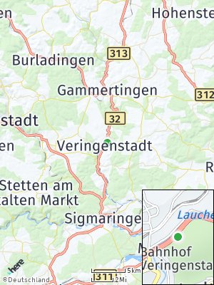 Here Map of Veringenstadt