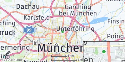 Google Map of Milbertshofen-Am Hart