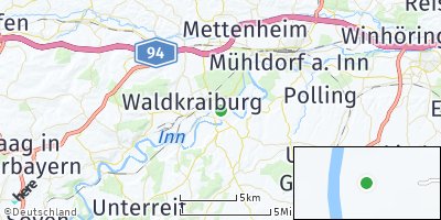 Google Map of Pürten am Inn