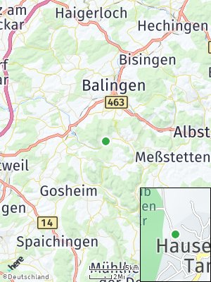 Here Map of Hausen am Tann