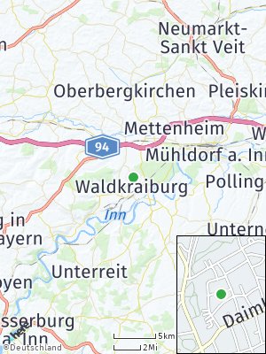Here Map of Waldkraiburg