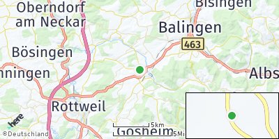 Google Map of Schömberg bei Balingen