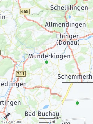 Here Map of Hausen am Bussen