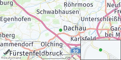 Google Map of Bergkirchen