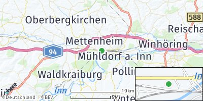 Google Map of Ecksberg am Inn