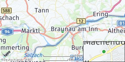 Google Map of Kirchdorf am Inn
