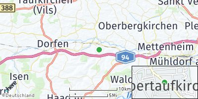 Google Map of Obertaufkirchen