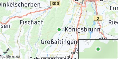 Google Map of Straßberg bei Bobingen
