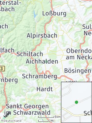 Here Map of Aichhalden bei Schramberg