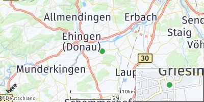 Google Map of Griesingen