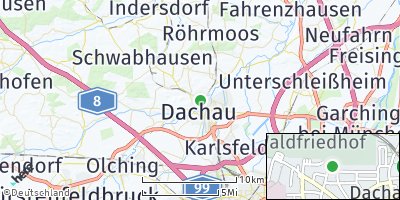 Google Map of Dachau