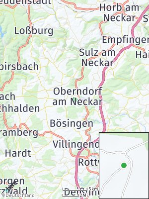 Here Map of Oberndorf am Neckar