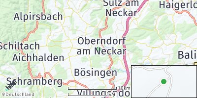 Google Map of Oberndorf am Neckar