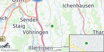 Google Map of Weißenhorn