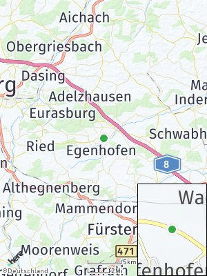 Here Map of Pfaffenhofen an der Glonn