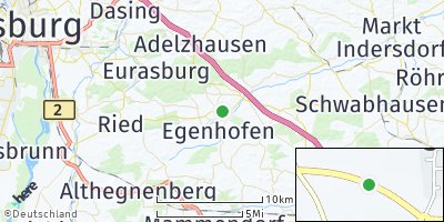 Google Map of Pfaffenhofen an der Glonn
