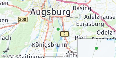 Google Map of Siebenbrunn
