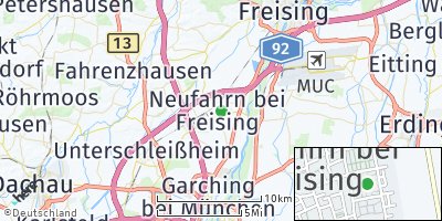 Google Map of Neufahrn bei Freising