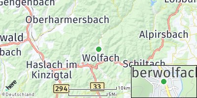 Google Map of Oberwolfach