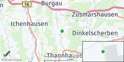 Google Map of Burtenbach
