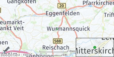 Google Map of Mitterskirchen