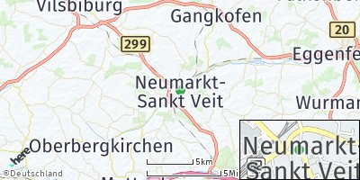 Google Map of Neumarkt-Sankt Veit