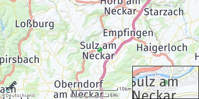 Google Map of Sulz am Neckar
