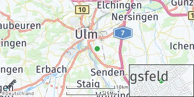 Google Map of Ludwigsfeld
