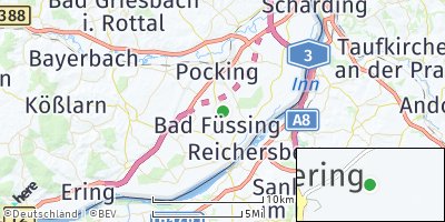 Google Map of Bad Füssing