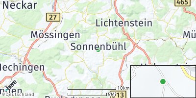 Google Map of Sonnenbühl
