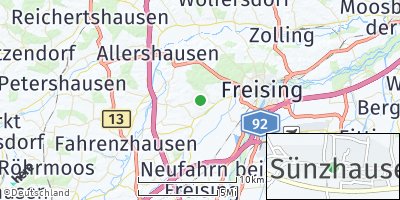 Google Map of Sünzhausen