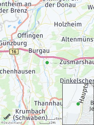 Here Map of Jettingen-Scheppach