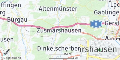 Google Map of Zusmarshausen