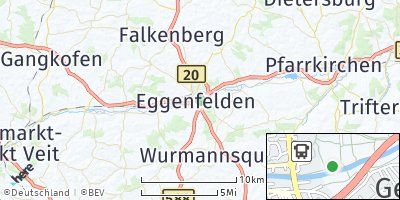 Google Map of Eggenfelden