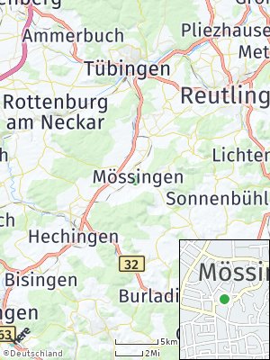 Here Map of Mössingen