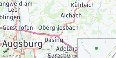 Google Map of Obergriesbach