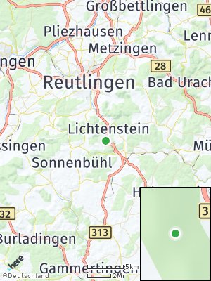 Here Map of Lichtenstein
