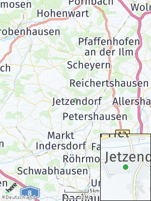 Here Map of Jetzendorf