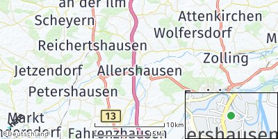 Google Map of Allershausen