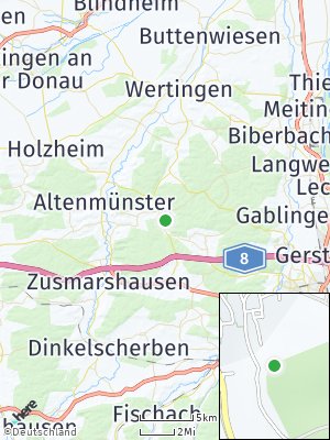 Here Map of Welden bei Augsburg