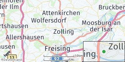 Google Map of Zolling