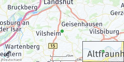Google Map of Altfraunhofen