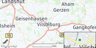 Google Map of Vilsbiburg