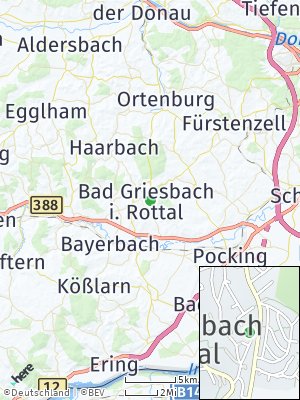Here Map of Bad Griesbach im Rottal