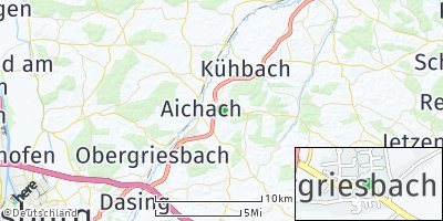 Google Map of Untergriesbach