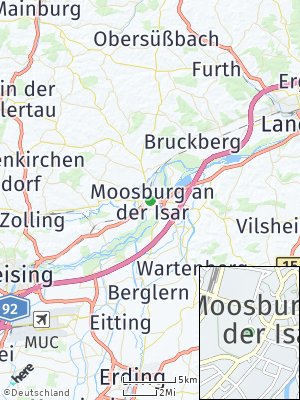 Here Map of Moosburg an der Isar