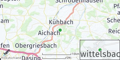 Google Map of Oberwittelsbach