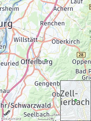 Here Map of Zell-Weierbach