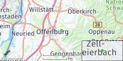 Google Map of Zell-Weierbach