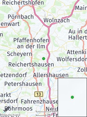 Here Map of Paunzhausen
